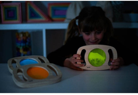 Easy Hold Glow Panel - Green-AllSensory,Calming & Anxiety,Gifts For 1 Year Olds,Glow in the Dark,SCOTEXCEL,Sensory Seeking,Stock,TickiT,Visual Sensory Toys-Learning SPACE