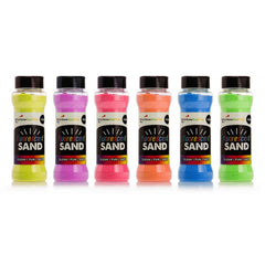 Eco Fluorescent Craft Sand Shakers - 6 Vibrant Colors-Art Materials, Arts & Crafts, Cerebral Palsy, Craft Activities & Kits, Early Arts & Crafts, Eco Friendly, Messy Play, Outdoor Sand & Water Play, Primary Arts & Crafts, Rainbow Eco Play, Water & Sand Toys-Learning SPACE