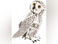 Eco-Friendly Mini Build Your Own Paper Snowy Owl Kit-Arts & Crafts-Additional Need, Arts & Crafts, Craft Activities & Kits, Eco Friendly, Engineering & Construction, Fine Motor Skills, Gifts for 8+, Helps With, Learning Activity Kits, Paper Engine, S.T.E.M, Technology & Design, World & Nature-Learning SPACE