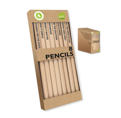 Eco Friendly Pencil Set 8 Pack-Arts & Crafts, Drawing & Easels, Early Arts & Crafts, Eco Friendly, Handwriting, Primary Arts & Crafts, Primary Literacy, Stationery-Learning SPACE