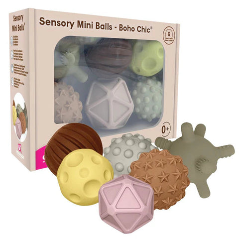Edushape Baby Sensory Balls-Baby & Toddler Gifts,Baby Sensory Toys,Baby Toys,Edushape Toys,Games & Toys,Nursery,Sensory & Physio Balls,Sensory Balls-Boho Chic-705200-BC-Learning SPACE