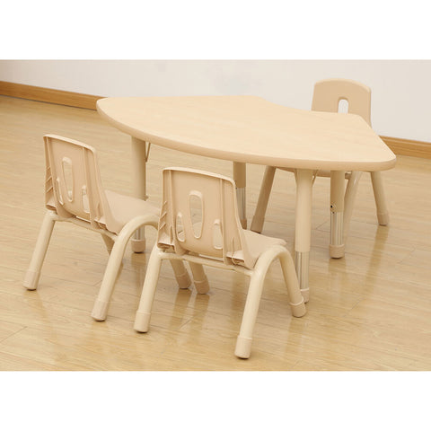 Elegant Height Adjustable Fan Table-Classroom Table,Corner & Semi-Circle,Elegant,Furniture,Height Adjustable,Plastic,Profile Education,Table,Wellbeing Furniture-Learning SPACE