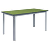 Elite Static Height Table - Rectangle-Classroom Table, Metalliform, Rectangular, Table, Wellbeing Furniture-Tangy Green-640mm - 8-11 Years-Learning SPACE