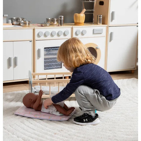 Early Moments Newborn Doll – Realistic 41cm Baby for Role Play-Baby & Toddler Gifts,Baby Bath. Water & Sand Toys,Baby Toys,Classroom Resources,Dolls & Doll Houses,EA Tender,Early years Games & Toys,Educational Play,Games & Toys,Imaginative Play,Life Skills,Role Play-Learning SPACE