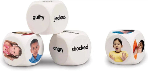 Emotion Cubes-Additional Need,Bullying,Calmer Classrooms,Calming & Anxiety,communication,Emotions & Self Esteem,Games & Toys,Helps With,Learning Resources,Neuro Diversity,Primary Games & Toys,Primary Literacy,PSHE,Social Emotional Learning,Social Stories & Games & Social Skills,Stock-Learning SPACE