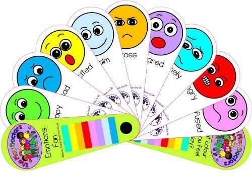Emotions Fan-Additional Need,Bullying,Calmer Classrooms,Calming & Anxiety,communication,Emotions & Self Esteem,Fans & Visual Prompts,Helps With,Neuro Diversity,Play Doctors,Primary Literacy,PSHE,Social Emotional Learning,Social Stories & Games & Social Skills,Stock-Learning SPACE