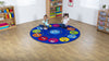 Emotions™ Interactive Circular 2m Carpet-Additional Need, Calmer Classrooms, Emotions & Self Esteem, Helps With, Kit For Kids, Mats & Rugs, Multi-Colour, Placement Carpets, Round, Rugs, Social Emotional Learning, Wellbeing Furniture-Learning SPACE