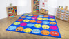 Emotions™ Interactive Square 3x3m Carpet-Additional Need,Calmer Classrooms,Calming & Anxiety,Dropship,Emotions & Self Esteem,Helps With,Kit For Kids,Mats & Rugs,Multi-Colour,Placement Carpets,Rugs,Social Emotional Learning,Social Stories & Games & Social Skills,Square,Wellbeing Furniture-Learning SPACE