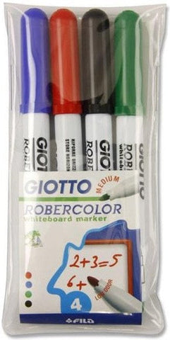 Essential Slim Whiteboard Markers - Pack of 4 Colours-Baby Arts & Crafts,Back To School,Calming & Anxiety,communication,Dyslexia,Dyspraxia,Fans & Visual Prompts,Handwriting,Helps With,Learning Difficulties,Neuro Diversity,Premier Office,Primary Literacy,Seasons,Stock-Learning SPACE