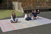 Essentials Rainbow Squares Indoor/Outdoor 3x2m Carpet-Calmer Classrooms,Classroom Displays,Classroom Resources,Educational Classroom Materials,Kit For Kids,Mats & Rugs,Natural,Neutral Colour,Placement Carpets,Rectangular,Rugs,Wellbeing Furniture-Learning SPACE