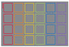 Essentials Rainbow Squares Indoor/Outdoor 3x2m Carpet-Calmer Classrooms,Classroom Displays,Classroom Resources,Educational Classroom Materials,Kit For Kids,Mats & Rugs,Natural,Neutral Colour,Placement Carpets,Rectangular,Rugs,Wellbeing Furniture-Learning SPACE