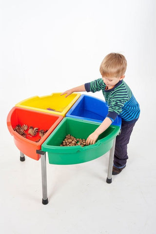 Exploration Circle Sand & Water Trays Multi-coloured set of 4-Messy Play,Outdoor Sand & Water Play,Playground Equipment,S.T.E.M,Sand,Sand & Water Trays,Science Activities,Sensory Garden,Stock,Storage,TickiT,Trays,Water & Sand Toys,Wellbeing Furniture-Learning SPACE