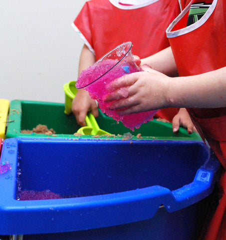 Exploration Circle Sand & Water Trays Multi-coloured set of 4-Messy Play,Outdoor Sand & Water Play,Playground Equipment,S.T.E.M,Sand,Sand & Water Trays,Science Activities,Sensory Garden,Stock,Storage,TickiT,Trays,Water & Sand Toys,Wellbeing Furniture-Learning SPACE