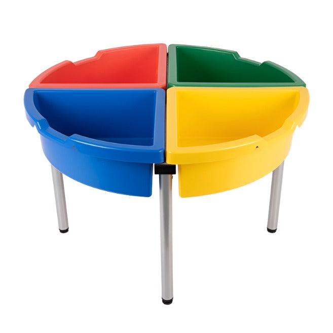 Exploration Circle Sand & Water Trays Multi-coloured set of 4-Messy Play,Outdoor Sand & Water Play,Playground Equipment,S.T.E.M,Sand,Sand & Water Trays,Science Activities,Sensory Garden,Stock,Storage,TickiT,Trays,Water & Sand Toys,Wellbeing Furniture-Learning SPACE