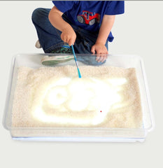 Exploration Light Tray For Light Panel A3 (Not Included)-AllSensory,Light Box Accessories,Stock,TickiT,Trays,Visual Sensory Toys,Water & Sand Toys-Learning SPACE