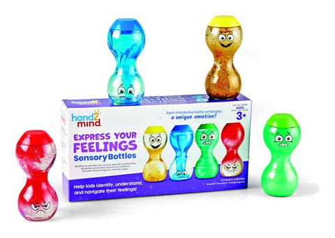 Express Your Feelings Sensory Bottles-Additional Need,Calmer Classrooms,Calming & Anxiety,communication,Emotions & Self Esteem,Fans & Visual Prompts,Helps With,Neuro Diversity,Primary Literacy,PSHE,Social Emotional Learning,Social Stories & Games & Social Skills-Learning SPACE