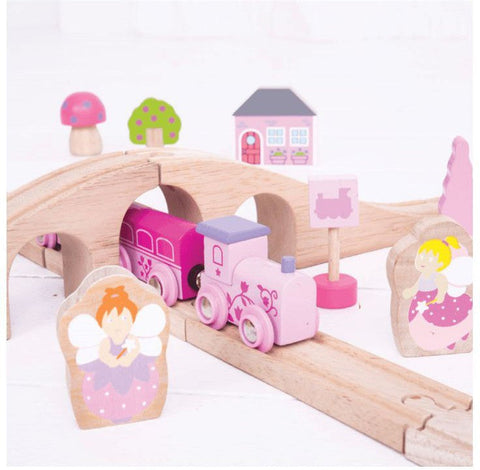 Fairy Figure of Eight Train Set-Bigjigs Rail,Bigjigs Toys,Cars & Transport,Engineering & Construction,Games & Toys,Imaginative Play,Primary Games & Toys,S.T.E.M,Small World,Stock,Train,Wooden Toys-Learning SPACE