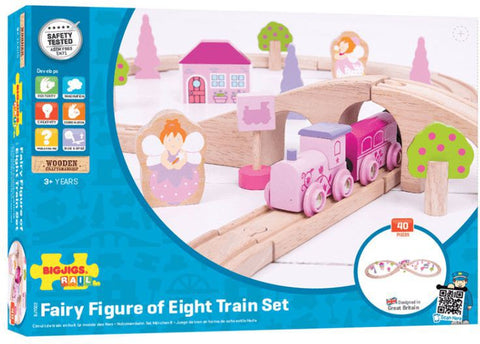 Fairy Figure of Eight Train Set-Bigjigs Rail,Bigjigs Toys,Cars & Transport,Engineering & Construction,Games & Toys,Imaginative Play,Primary Games & Toys,S.T.E.M,Small World,Stock,Train,Wooden Toys-Learning SPACE