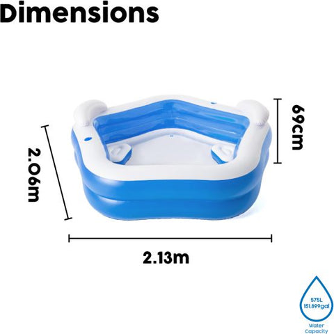 Family Fun Pool-Bestway,Outdoor Sand & Water Play,Paddling Pools,Seasons,Stock,Summer,Water & Sand Toys-Learning SPACE