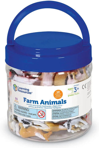 Farm Animal Counters - Pack 60-Addition & Subtraction,AllSensory,Calming & Anxiety,Counting Numbers & Colour,Early Years Maths,Farms & Construction,Helps With,Imaginative Play,Learning Resources,Maths,Maths Toys,Memory Pattern & Sequencing,Nurture Room,Primary Maths,S.T.E.M,Sensory Seeking,Small World,Stock-Learning SPACE