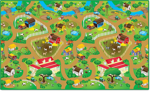 Farm Play Mat (1m or 2m)-Dropship,EDUK8,Imaginative Play,Mats & Rugs,Play Mats & Baby Gyms,Playmat,Playmats & Baby Gyms,Role Play,Rugs-Learning SPACE