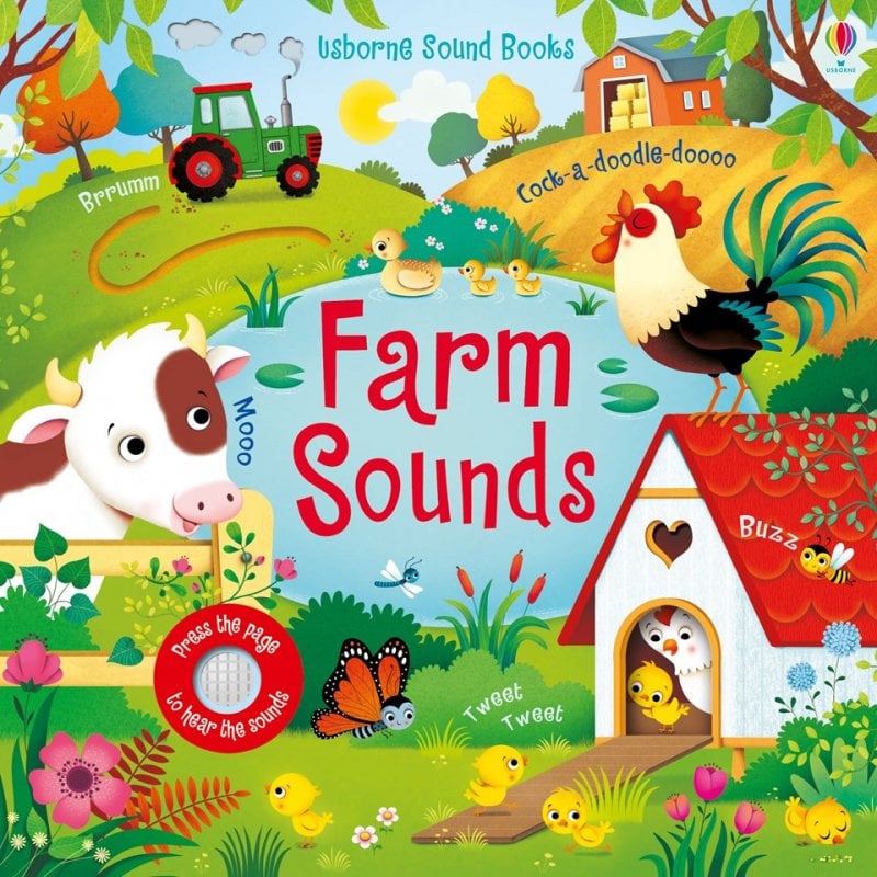 Farm Sounds - Noisy Book-AllSensory,Baby Books & Posters,Baby Musical Toys,Baby Sensory Toys,Early Years Books & Posters,Early Years Literacy,Farms & Construction,Helps With,Imaginative Play,Music,Sensory Seeking,Sound,Stock,Usborne Books-Learning SPACE