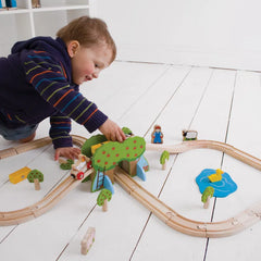 Farm Train Set-Bigjigs Rail,Christmas,Christmas 2025,Gifts For 3-5 Years Old,Gifts for 5-7 Years Old,Train-Learning SPACE