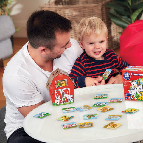 Farmyard Families - Matching and Posting Game-Early years Games & Toys,Early Years Maths,Farms & Construction,Games & Toys,Gifts For 3-5 Years Old,Imaginative Play,Maths,Memory Pattern & Sequencing,Orchard Toys,Primary Games & Toys,Primary Maths-Learning SPACE