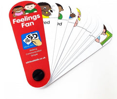Feelings Communication Fan-Additional Need, Calmer Classrooms, communication, Communication Games & Aids, Down Syndrome, Emotions & Self Esteem, Fans & Visual Prompts, Neuro Diversity, Play Doctors, Primary Literacy, PSHE, Social Emotional Learning, Social Stories & Games & Social Skills, Stock-Learning SPACE