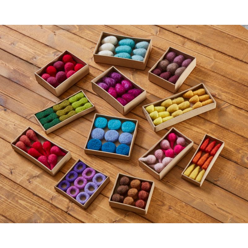 Feltalas Loose Parts-Cosy Direct,Counting Numbers & Colour,Imaginative Play,Stacking Toys & Sorting Toys,Tactile Toys & Books-Learning SPACE