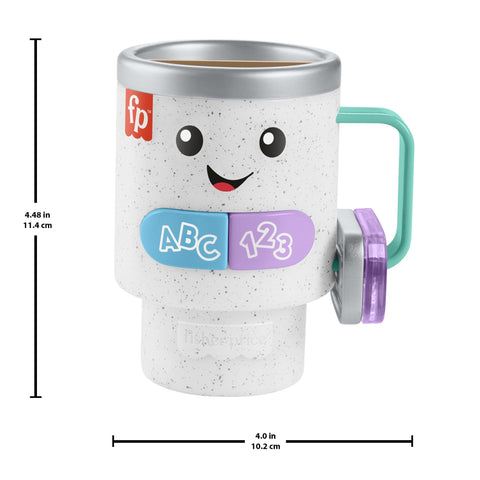 Fisher Price Wake Up and Learn Coffee Mug-Baby & Toddler Gifts,Baby Sensory Toys-Learning SPACE
