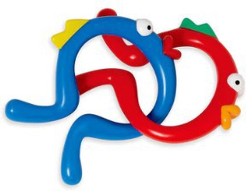 Fishies - 12 Colourful Linking Fish for Fine Motor Play-Additional Need,Baby & Toddler Gifts,Edushape Toys,Fine Motor Skills,Helps With,Stock,Strength & Co-Ordination-Learning SPACE