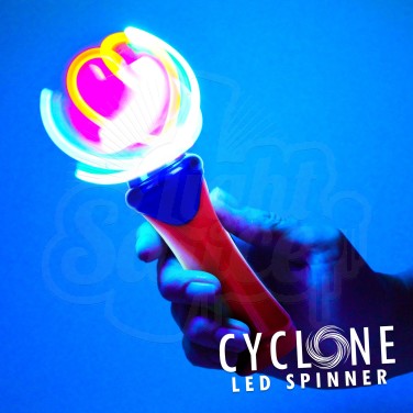 Flashing Cyclone Spinner Light-AllSensory,Calming & Anxiety,Pocket money,Sensory Light Up Toys,Sensory Seeking,Stock,The Glow Company,Visual Sensory Toys-Learning SPACE