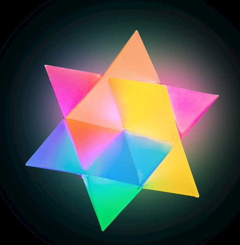 Flashing Prism Ball – Random Bouncing LED Light-Up Fun-Cause & Effect Toys,Games & Toys,Sensory Balls,Sensory Light Up Toys,Tobar Toys,Visual Sensory Toys-Learning SPACE