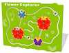 Flower Explorer Play Panel-Dropship,Forest School & Outdoor Garden Equipment,Playground,Playground Equipment,Playground Wall Art & Signs-Learning SPACE