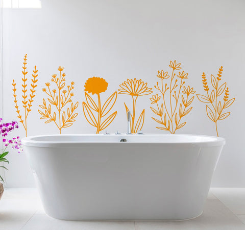 Flower Wall Decal-Dropship,Nature Sensory Room,Sticker,Wall & Ceiling Stickers,Wall Decor-Learning SPACE