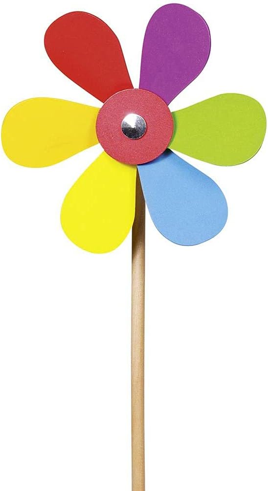 Flower Windmill – A Whirl of Colourful Fun!-Blow,Visual Fun-Learning SPACE
