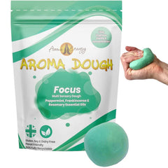 Focus Aroma Dough | Aromatherapy Multi Sensory Playdough-ADD/ADHD,AllSensory,Aroma Dough,Arts & Crafts,Calming and Relaxation,Craft Activities & Kits,Early Arts & Crafts,Games & Toys,Helps With,Modelling Clay,Neuro Diversity,Primary Arts & Crafts,Sensory Processing Disorder,Sensory Seeking,Sensory Smells,Tactile Toys & Books,Toys for Anxiety-Learning SPACE