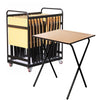 Folding Pupil Exam Desk-Classroom Furniture,Desk Table,Dropship,Foldable,Library Furniture-Learning SPACE