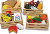 Food Groups - Wooden Healthy Food Play Set-Baby Wooden Toys,Feeding Skills,Gifts For 2-3 Years Old,Imaginative Play,Kitchens & Shops & School,Play Food,Wooden Toys-Learning SPACE