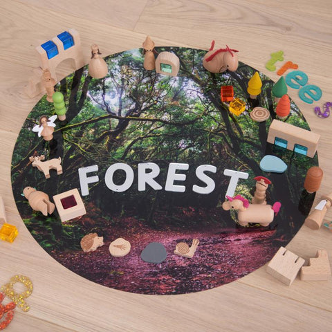 Forest Discovery Play Mat-Light Box Accessories,Playmat,TickiT,Visual Sensory Toys-Learning SPACE