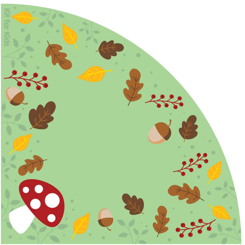 Forest Friends™ Corner Placement 2x2m Carpet-Corner & Semi-Circle, Forest School & Outdoor Garden Equipment, Kit For Kids, Mats & Rugs, Natural, Nature Sensory Room, Neutral Colour, Placement Carpets, Rugs, Wellbeing Furniture, World & Nature-Learning SPACE