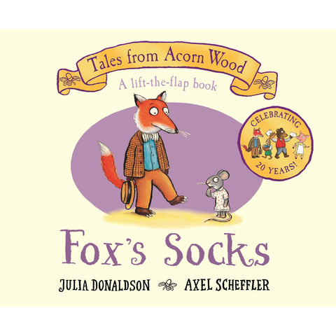 Fox’s Socks Lift-the-Flap Book - Julia Donaldson-Baby Books & Posters, Early Reading Books, Gifts For 1 Year Olds, Tactile Toys & Books-Learning SPACE