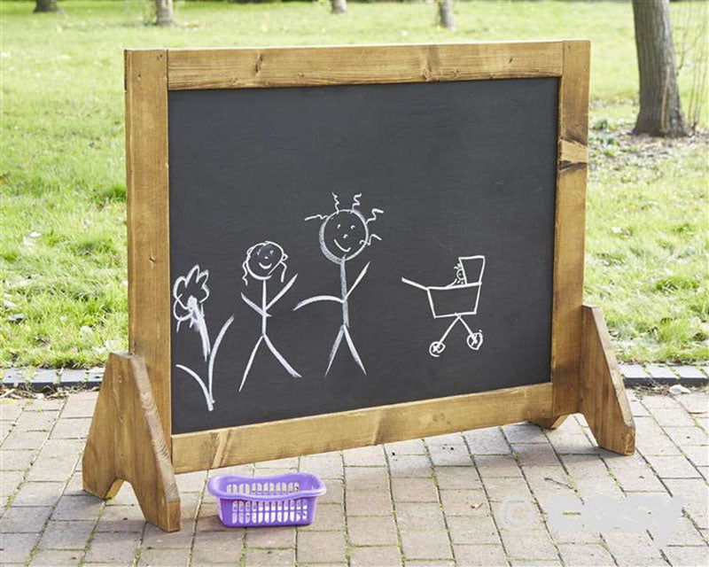 Freestander Double Sided Blackboard-Blackboards,Chalk,Cosy Direct,Cosy Outdoor-Learning SPACE
