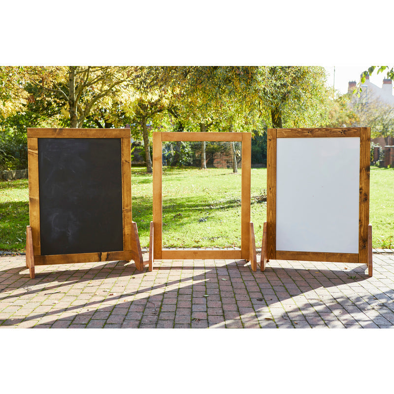 Freestander Easel Trio-Blackboards,Calmer Classrooms,Classroom Displays,Classroom Furniture,Cosy Direct,Cosy Outdoor,Dividers,Drawing & Easels,Forest School & Outdoor Garden Equipment,Outdoor Classroom-Learning SPACE