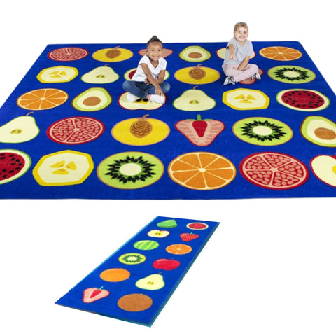 Fruit 3m Placement Carpet with free of charge mystery Health & Wellbeing Runner-Dropship,Kit For Kids,Mats & Rugs,Placement Carpets,Rugs,Square,Wellbeing Furniture,World & Nature-Learning SPACE