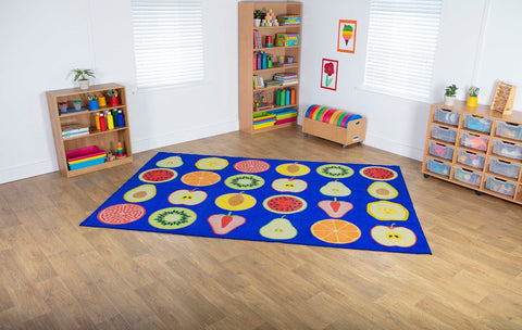 Fruit Rectangular Placement 3x2m Carpet 3x2m-Dropship,Kit For Kids,Mats & Rugs,Placement Carpets,Rectangular,Rugs,Wellbeing Furniture,World & Nature-Learning SPACE