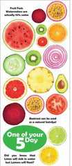 Fruit Slices Sticker Set-Dropship,Furniture,Sticker,Wall & Ceiling Stickers,Wall Decor,Willowbrook-Learning SPACE