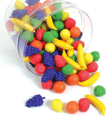Fruity Fun™ Counters (Set of 108)-Addition & Subtraction,Counting Numbers & Colour,Early Years Maths,Learning Resources,Maths,Maths Toys,Primary Maths,Stock-Learning SPACE