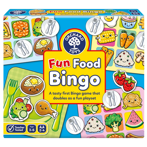 Fun Food Bingo Game-Games & Toys,Memory Pattern & Sequencing,Orchard Toys,Table Top & Family Games-Learning SPACE